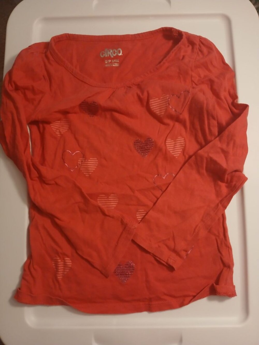 Circo S/P 6/6x Girls Heart Shirt